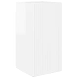 TV Wall Cabinet Set 4 pcs High Gloss White Engineered Wood 3408938