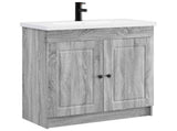 Bathroom Furniture Set Grey Sonoma 56 x 37.5 x 81 cm 3404130