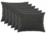Cushion Cover 6 pcs HEERLEN Dark Grey 80 x 80 cm Boucl 913612