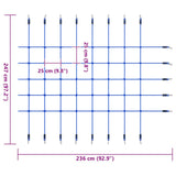 Climbing Net 200x150 cm Blue 93175