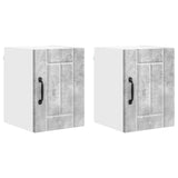 Wall Cabinet LUCCA 2 pcs Concrete Grey 30 x 31 x 40 cm 884861