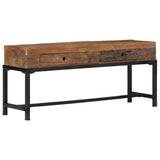 TV Cabinet 110x30x46 cm Solid Wood Reclaimed 351124