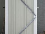 5ft x 3ft Metal Garden Storage Shed, Outdoor Tool Shed with Sloped Roof, Lockable Door for Tools, T3398P328402