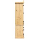 Glass Display Cabinet Corona 103.5x42x180 cm Solid Wood Pine 4002777