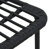 9 Piece Outdoor Dining Set Poly Rattan and Glass 3060254