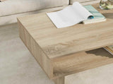 Coffee Table Sonoma Oak 80 x 46 x 35 cm Engineered Wood 8000222