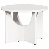 Coffee Table White 50 x 50 x 35 cm Solid pine wood 873530
