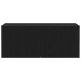 TV Cabinet Set Black Oak 100 x 30 x 41 cm Engineered Wood 863084