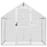 Aviary Silver 179x100x185 cm Aluminium 152258