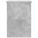 Desk Concrete Grey 100x55x75 Engineered Wood 823028