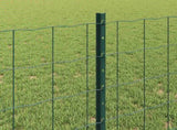 Welded Wire Fence 10 x 0.8 m PVC-Coated Steel Green 3335990