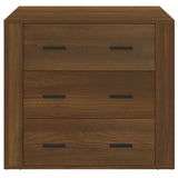 ZNTS Sideboard Brown Oak 80x33x70 cm Engineered Wood 816583