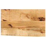 Table Top 60x40x3.8 cm Live Edge Solid Wood Rough Mango 370392