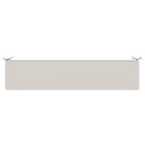 2-Piece Bench Cushions SOEST 2 pcs 100% Polyester White 949203