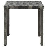 Sun Loungers with Table Poly Rattan Anthracite 47750