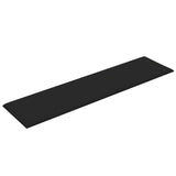 Wall Headboard 12 pcs Black 60 x 15 cm Fabric 42020533
