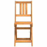 Garden Chair Folding 4 pcs Oil Natural 40 x 42 x 85 cm 3324840