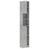 Bathroom Cabinet Concrete grey Engineered wood Tall 802880