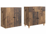 Cabinet Set 2 pcs 66 x 34.5 x 90 cm Engineered Wood 3416491