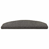 Self-adhesive Stair Mats 15 pcs 80 x 24.5 x 3.5 cm Dark Grey 42038647
