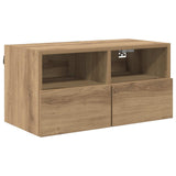 TV Wall Cabinets Wall-mounted 2 pcs Artisan Oak 60 x 30 x 30 cm 882925