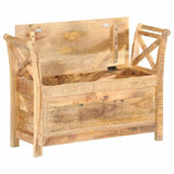 285904 Hall Bench 103x33x72 cm Solid Mango Wood