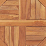Tabletop Natural Teak Solid Teak Wood 60 cm Durable 48984