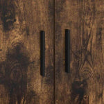 Storage Bed Frame Smoked oak 80 x 200 cm Engineered wood 3335201