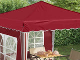 Pop-up Party Tent 195 x 195 x 245 cm Burgundy Oxford Fabric 42019730