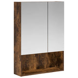 Bathroom Mirror Cabinet Smoked Oak 50 x 14.5 x 70 cm 889203