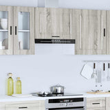 Kitchen Wall Cabinet Porto Grey Sonoma Engineered Wood 854083