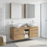 Bathroom Furniture Set 5 pcs Artisan Oak 3406974