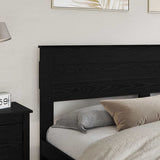 Headboard Black Oak Engineered wood 888078