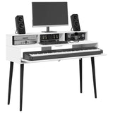 Studio Desk White 152 x 42.5 x 36 cm Engineered Wood 8006716
