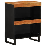Side Cabinet 60x33x75 cm Solid Wood Acacia 352886