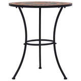 Table Orange and Grey Ceramic top and Powder-coated iron frame 46717