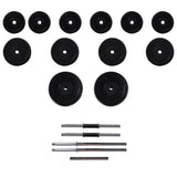 Weight Bench with Weight Rack, Barbell and Dumbbell Set 30.5kg 275368