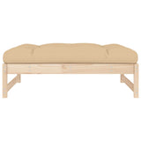 Garden Footstool 120x80 cm Solid Wood Pine 825737
