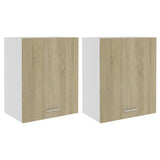 Hanging Cabinet Lyons 2 pcs Sonoma Oak 50x31x60 cm Engineered Wood 805081