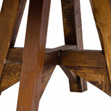 Coffee Table Mixed Recycled Wood 60x45 cm Silver 244511