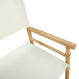 Folding Director's Chair 2 pcs Natural Bamboo 42028052