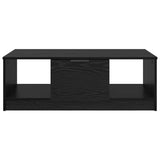 Coffee Table Black Oak 102 x 50 x 36cm Engineered Wood 880521