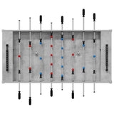 Foosball Table Concrete Grey 125 x 60.5 x 80 cm Engineered Wood 858887