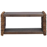 Coffee Table Natural 70 x 35 x 35 cm Solid Mahogany Wood 42011579