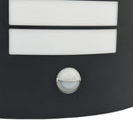 ZNTS Outdoor Wall Lights with Sensor 2 pcs Black Stainless Steel IP44 4005974
