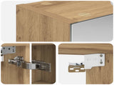 Bathroom Mirror Cabinet Artisian Oak 50 x 14.5 x 70 cm 889214