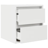 Wall-mounted Bedside Cabinets 2 pcs White 38x34x40 cm 861248