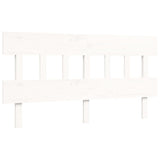 Bed Frame without Mattress White 160x200 cm Solid Wood Pine 3193607