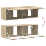 TV Wall Cabinet Set 4 pcs Sonoma Oak Engineered Wood 3408927