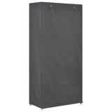 3-Tier Wardrobe Grey 79x40x170 cm Fabric 248187
